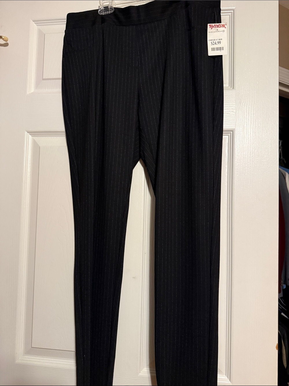 T.J.Maxx women’s Black Pinstripe Dress Pants